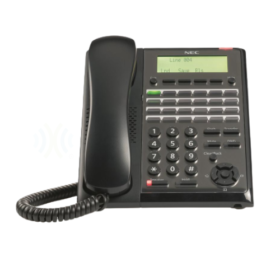 NEC DT300 Phone - 6-Line Office Telephone, Refurbished With 1-Year Warranty (Black) 13 thumbnail image