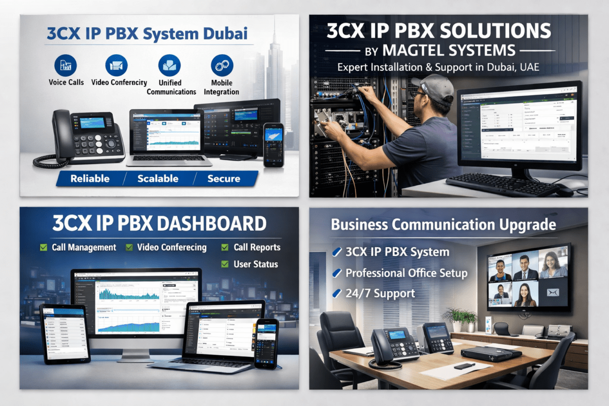 3CX IP PBX system Dubai setup